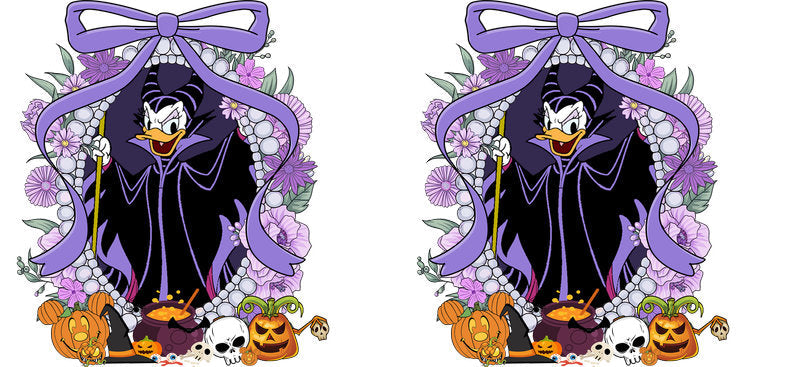 Halloween UV DTF Cup Wrap for 16oz Glass Can KA-11520