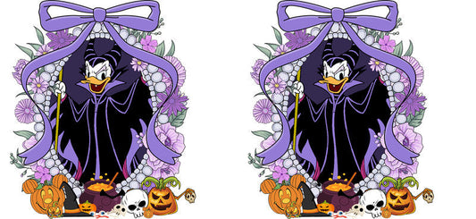 Halloween UV DTF Cup Wrap for 16oz Glass Can KA-11520