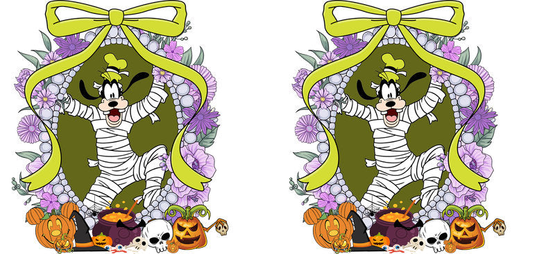 Halloween UV DTF Cup Wrap for 16oz Glass Can KA-11522