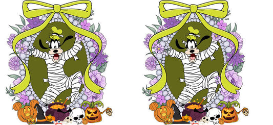 Halloween UV DTF Cup Wrap for 16oz Glass Can KA-11522