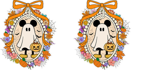 Halloween UV DTF Cup Wrap for 16oz Glass Can KA-11524