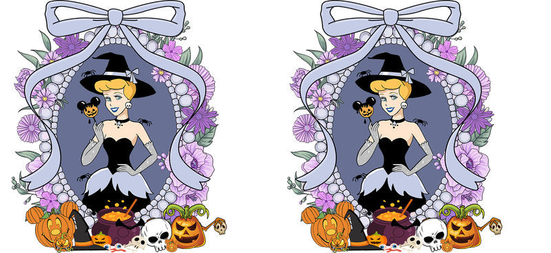 Halloween UV DTF Cup Wrap for 16oz Glass Can KA-11525
