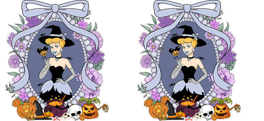 Halloween UV DTF Cup Wrap for 16oz Glass Can KA-11525