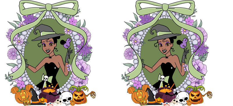 Halloween UV DTF Cup Wrap for 16oz Glass Can KA-11526