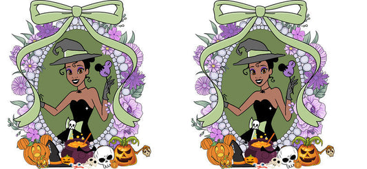 Halloween UV DTF Cup Wrap for 16oz Glass Can KA-11526
