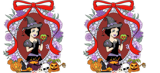 Halloween UV DTF Cup Wrap for 16oz Glass Can KA-11527