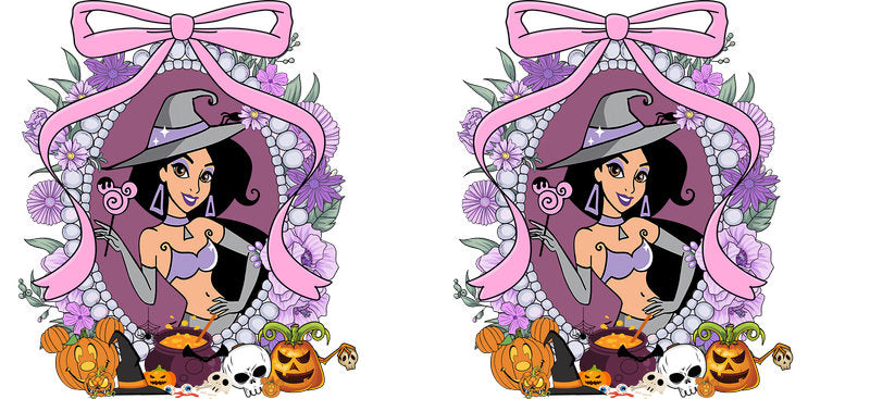 Halloween UV DTF Cup Wrap for 16oz Glass Can KA-11528