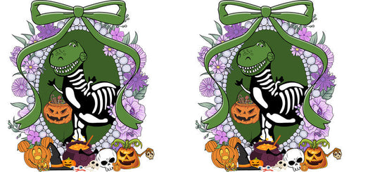 Halloween UV DTF Cup Wrap for 16oz Glass Can KA-11535