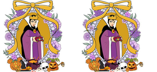Halloween UV DTF Cup Wrap for 16oz Glass Can KA-11539