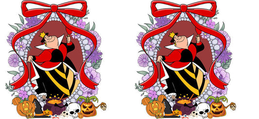 Halloween UV DTF Cup Wrap for 16oz Glass Can KA-11540