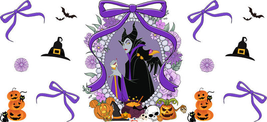 Halloween UV DTF Cup Wrap for 16oz Glass Can KA-11563