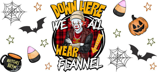 Halloween Clown Horror Party UV DTF Cup Wrap Design