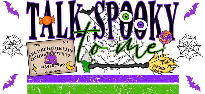 Spooky Witch Halloween UV DTF Cup Wrap Design