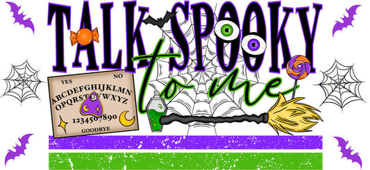 Spooky Witch Halloween UV DTF Cup Wrap Design