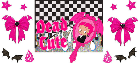 Cute Nightmare Halloween UV DTF Cup Wrap Design
