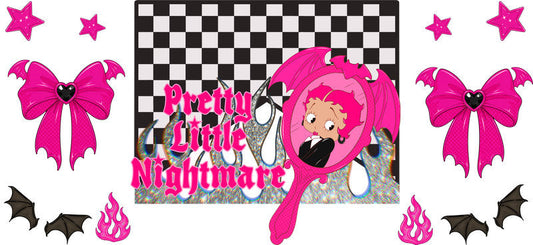 Dark Gothic Halloween UV DTF Cup Wrap Tumbler Decal