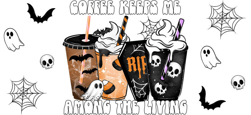 Halloween Pumpkin Season UV DTF Cup Wrap Tumbler Decal
