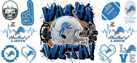 32 Team Football UV DTF Cup Wrap Tumbler Decal Glass Can Wrap for 16oz Libbey KA-12110