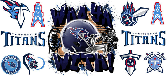 32 Team Football UV DTF Cup Wrap Tumbler Decal Glass Can Wrap for 16oz Libbey KA-12120