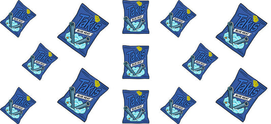 Snack Bag UV DTF Cup Wrap for 16oz Libbey Glass KA-12292