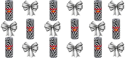 Energy Drink Bow aesthetic UV DTF Cup Wrap for 16oz Glass Can Libbey KA-12347