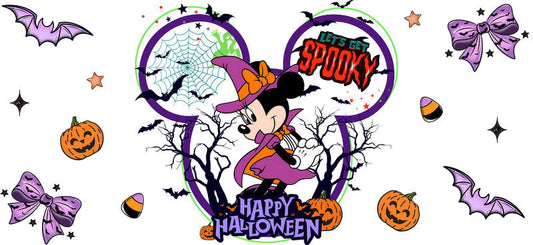 Halloween  UV DTF Cup Wrap Tumbler Decal Glass Can Wrap for 16oz Libbey KA-12392