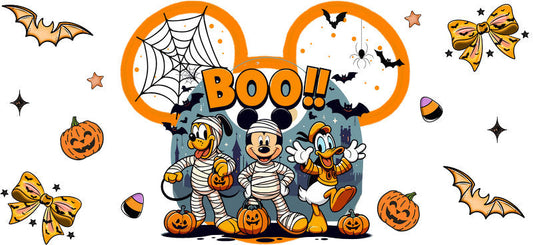 Halloween  UV DTF Cup Wrap Tumbler Decal Glass Can Wrap for 16oz Libbey KA-12398