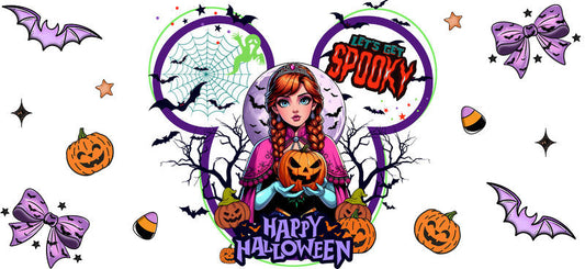 Halloween  UV DTF Cup Wrap Tumbler Decal Glass Can Wrap for 16oz Libbey KA-12400