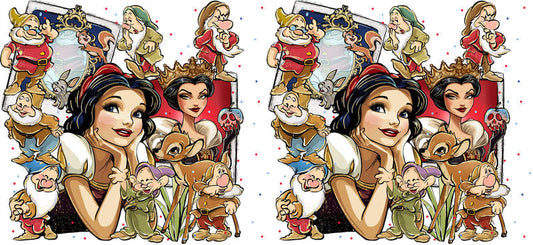 Fantasy Princess Character UV DTF Cup Wrap for 16oz Libbey Glass KA-12565