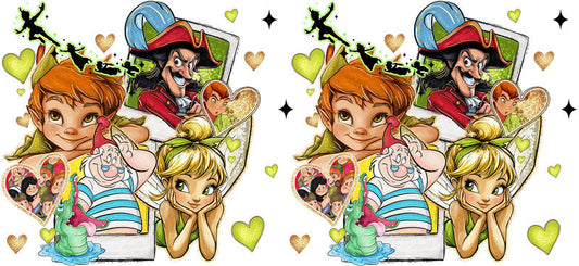 Fairy Tale Friends UV DTF Cup Wrap for 16oz Libbey Glass KA-12569