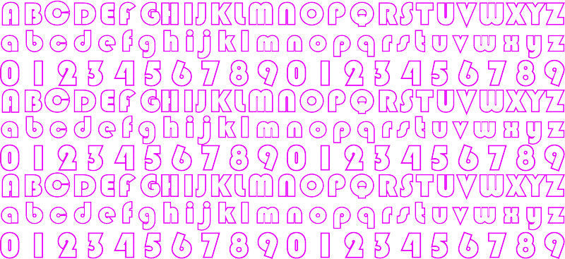 Alphabet & Number Font UV DTF Cup Wrap Transfer for Personalized Tumblers KA-12577