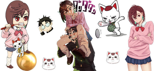 Supernatural Anime Characters UV DTF Transfer for 16oz Glass Can KA-13003