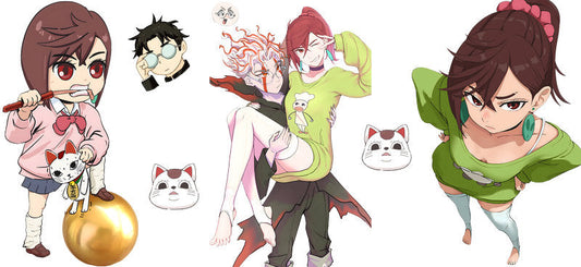 Supernatural Anime Characters UV DTF Transfer for 16oz Glass Can KA-13004