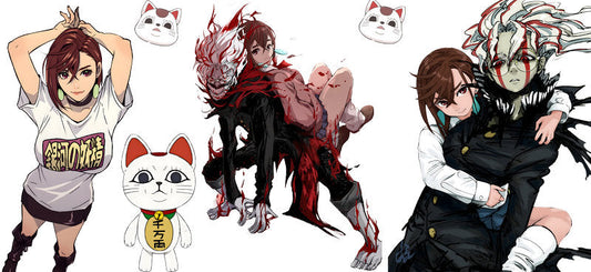 Supernatural Anime Characters UV DTF Transfer for 16oz Glass Can KA-13012