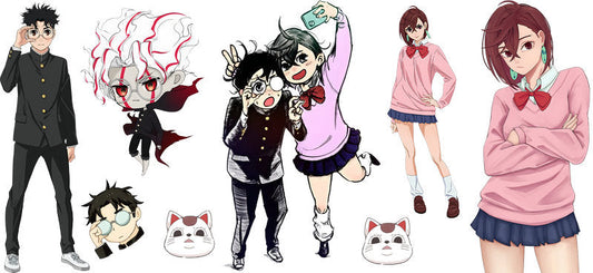 Supernatural Anime Characters UV DTF Transfer for 16oz Glass Can KA-13027