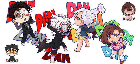 Supernatural Anime Characters UV DTF Transfer for 16oz Glass Can KA-13053