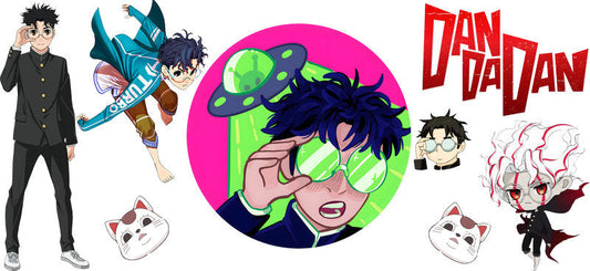 Supernatural Anime Characters UV DTF Transfer for 16oz Glass Can KA-13055
