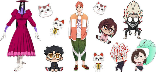Supernatural Anime Characters UV DTF Transfer for 16oz Glass Can KA-13058