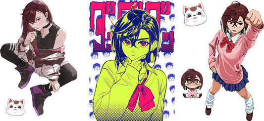 Supernatural Anime Characters UV DTF Transfer for 16oz Glass Can KA-13061