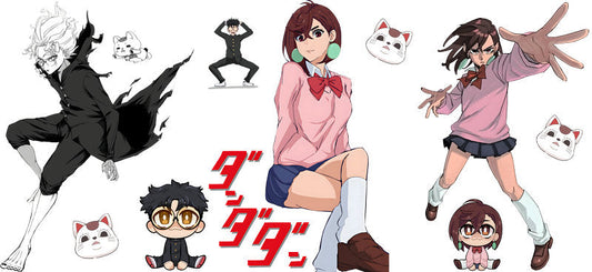 Supernatural Anime Characters UV DTF Transfer for 16oz Glass Can KA-13066