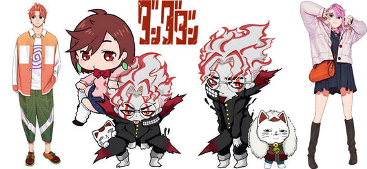 Supernatural Anime Characters UV DTF Transfer for 16oz Glass Can KA-13093