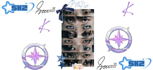 Kpop Boy Group Inspired UV DTF Cup Wrap for 16oz Libbey Glass KA-13178