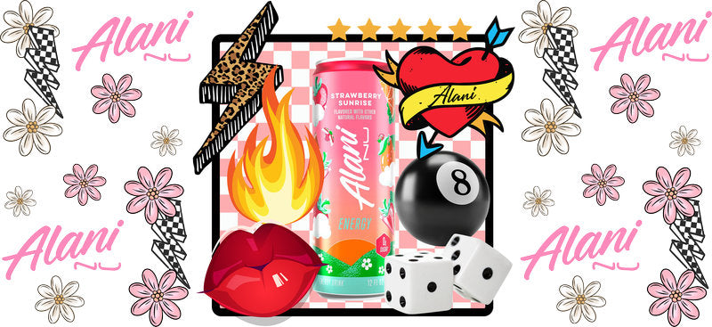 Retro Colorful Soda Collage Cup Wrap for 16oz Libbey Glass Can KA-13393