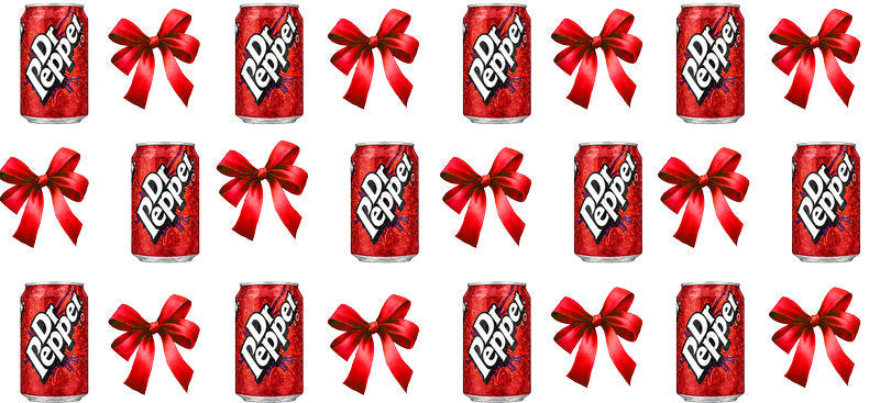 Bow Soda Can UV DTF Cup Wrap for 16oz Libbey Glass KA-13557