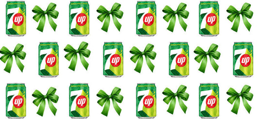 Bow Soda Can UV DTF Cup Wrap for 16oz Libbey Glass KA-13558