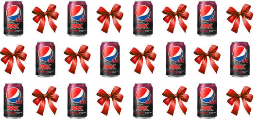 Bow Soda Can UV DTF Cup Wrap for 16oz Libbey Glass KA-13572