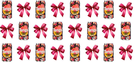 Bow Soda Can UV DTF Cup Wrap for 16oz Libbey Glass KA-13576