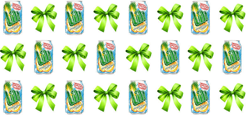 Bow Soda Can UV DTF Cup Wrap for 16oz Libbey Glass KA-13585