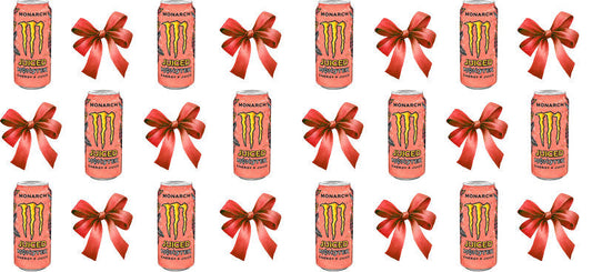 Bow Soda Can UV DTF Cup Wrap for 16oz Libbey Glass KA-13598