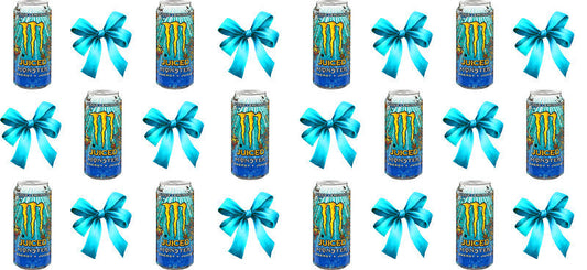 Bow Soda Can UV DTF Cup Wrap for 16oz Libbey Glass KA-13614